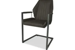 Discount Eetkamerstoel antraciet Cara Eetkamerstoelen