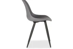Outlet Eetkamerstoel Antraciet FF-45.015 Monza Eetkamerstoelen