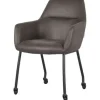 Eetkamerstoel Antraciet IH-50.199 Lenny Eetkamerstoelen