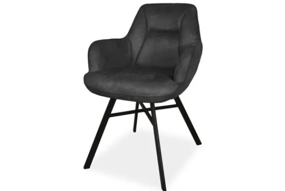 Hot Eetkamerstoel antraciet Susa Eetkamerstoelen