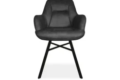 Hot Eetkamerstoel antraciet  Susa Eetkamerstoelen