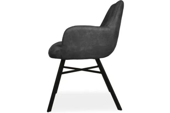 Hot Eetkamerstoel antraciet Susa Eetkamerstoelen