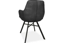 Hot Eetkamerstoel antraciet Susa Eetkamerstoelen