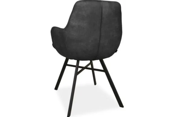 Hot Eetkamerstoel antraciet Susa Eetkamerstoelen