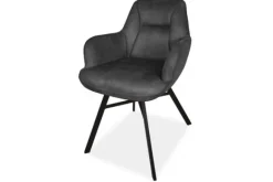Hot Eetkamerstoel antraciet Susa Eetkamerstoelen