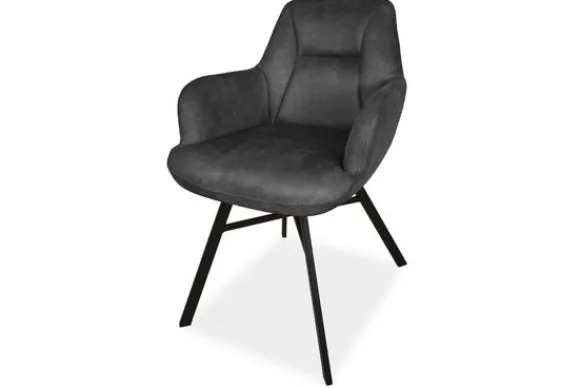 Hot Eetkamerstoel antraciet Susa Eetkamerstoelen