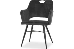 Clearance Eetkamerstoel antraciet Tirza Eetkamerstoelen