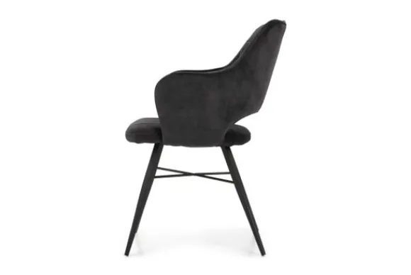 Clearance Eetkamerstoel antraciet Tirza Eetkamerstoelen