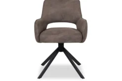 Hot Eetkamerstoel Atlanta 06 taupe Sonja Eetkamerstoelen
