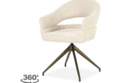 Sale Eetkamerstoel Beige 96456 Hailey Eetkamerstoelen