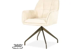 Eetkamerstoel Beige 96458 Hugo Eetkamerstoelen