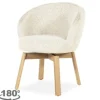 Sale Eetkamerstoel Beige 96466 Livia Eetkamerstoelen