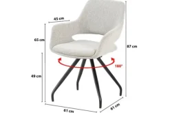 Best Eetkamerstoel Beige Lodge Capp Eetkamerstoelen
