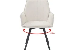 Online Eetkamerstoel Beige Louise Eetkamerstoelen