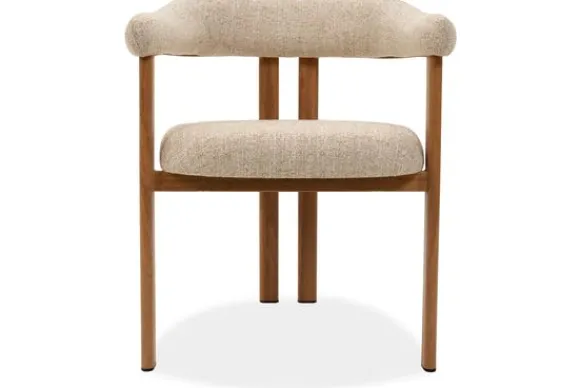 Outlet Eetkamerstoel Beige Naturel Takumi Eetkamerstoelen