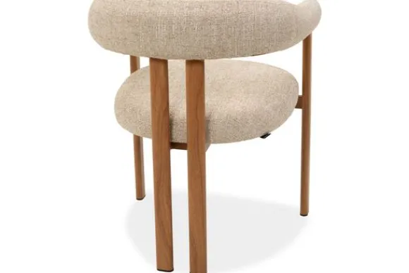 Outlet Eetkamerstoel Beige Naturel Takumi Eetkamerstoelen