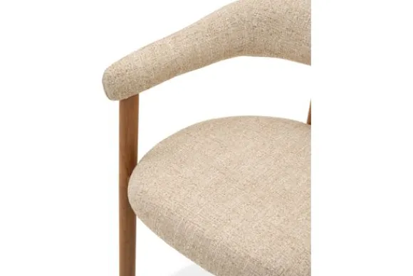 Outlet Eetkamerstoel Beige Naturel Takumi Eetkamerstoelen