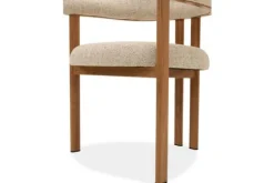 Outlet Eetkamerstoel Beige Naturel Takumi Eetkamerstoelen
