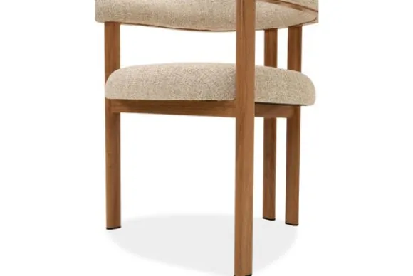 Outlet Eetkamerstoel Beige Naturel Takumi Eetkamerstoelen