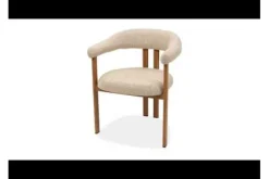 Outlet Eetkamerstoel Beige Naturel Takumi Eetkamerstoelen