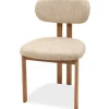 Outlet Eetkamerstoel Beige Naturel Lynja Eetkamerstoelen