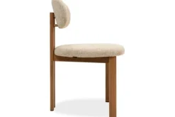 Outlet Eetkamerstoel Beige Naturel Lynja Eetkamerstoelen