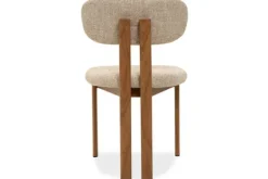 Outlet Eetkamerstoel Beige Naturel Lynja Eetkamerstoelen