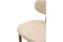 Outlet Eetkamerstoel Beige Naturel Lynja Eetkamerstoelen