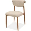 Clearance Eetkamerstoel Beige Naturel Kaita Eetkamerstoelen