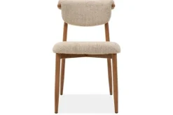 Clearance Eetkamerstoel Beige Naturel Kaita Eetkamerstoelen