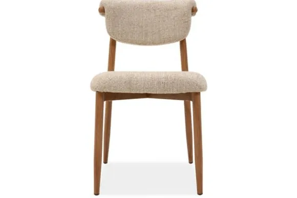 Clearance Eetkamerstoel Beige Naturel Kaita Eetkamerstoelen