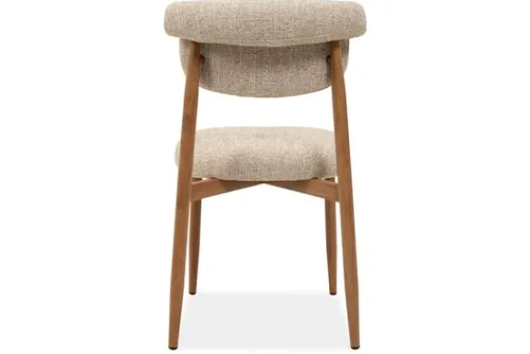 Clearance Eetkamerstoel Beige Naturel Kaita Eetkamerstoelen