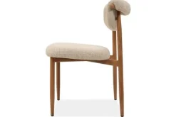 Clearance Eetkamerstoel Beige Naturel Kaita Eetkamerstoelen