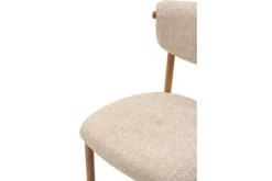 Clearance Eetkamerstoel Beige Naturel Kaita Eetkamerstoelen