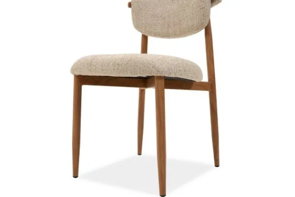 Clearance Eetkamerstoel Beige Naturel Kaita Eetkamerstoelen