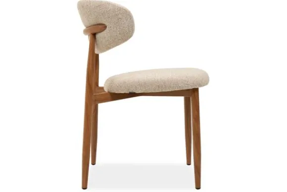 New Eetkamerstoel Beige Naturel Kumo Eetkamerstoelen