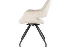 Sale Eetkamerstoel Beige Velvet Capp Eetkamerstoelen