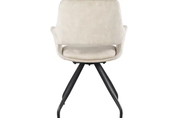 Sale Eetkamerstoel Beige Velvet Capp Eetkamerstoelen