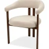 Hot Eetkamerstoel Beige Walnut Takumi Eetkamerstoelen