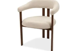 Hot Eetkamerstoel Beige Walnut Takumi Eetkamerstoelen