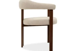 Hot Eetkamerstoel Beige Walnut Takumi Eetkamerstoelen