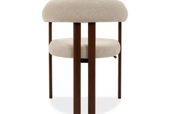 Hot Eetkamerstoel Beige Walnut Takumi Eetkamerstoelen