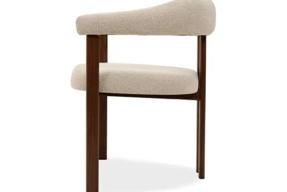 Hot Eetkamerstoel Beige Walnut Takumi Eetkamerstoelen