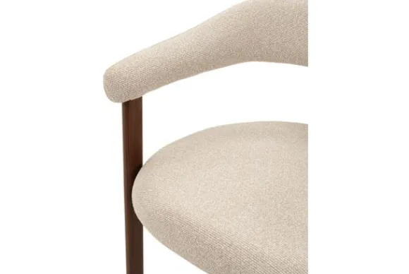 Hot Eetkamerstoel Beige Walnut Takumi Eetkamerstoelen