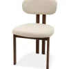 Outlet Eetkamerstoel Beige Walnut Lynja Eetkamerstoelen