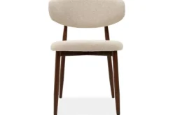 Discount Eetkamerstoel Beige Walnut Kumo Eetkamerstoelen