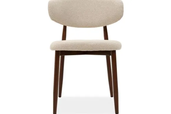 Discount Eetkamerstoel Beige Walnut Kumo Eetkamerstoelen