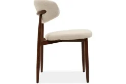 Discount Eetkamerstoel Beige Walnut Kumo Eetkamerstoelen