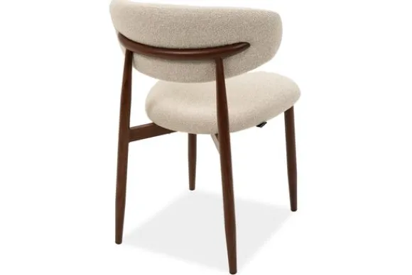 Discount Eetkamerstoel Beige Walnut Kumo Eetkamerstoelen