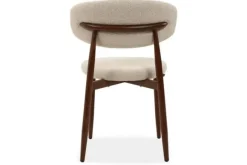 Discount Eetkamerstoel Beige Walnut Kumo Eetkamerstoelen